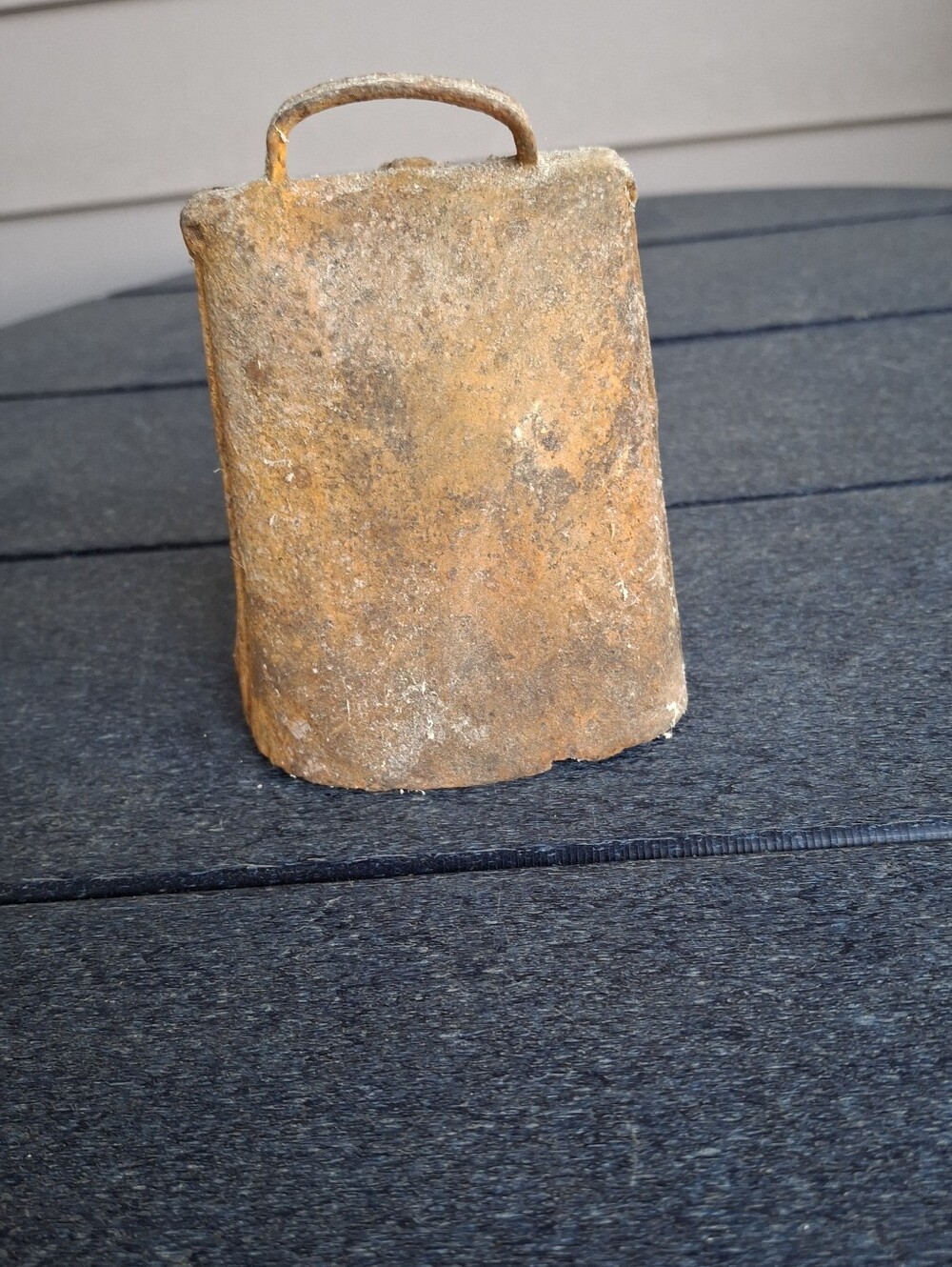 Rusty Metal Cowbell - Home Accent
